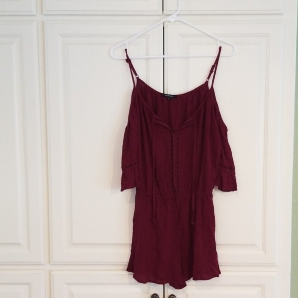 Maroon Romper